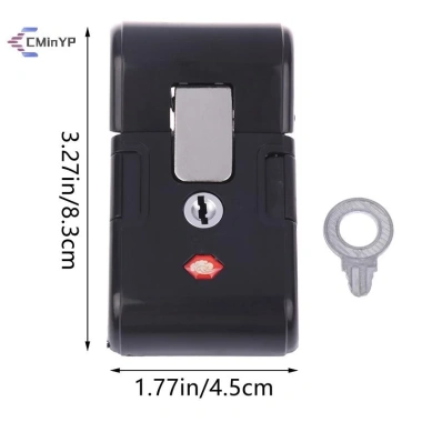 Cminyp Khóa Vali Di Động Đen Bạc Chống Trộm, Thay Mật Khẩu Nhanh, Giá 37.180 VND