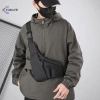 Cminyp Túi Đeo Ngực Nam Chống Trộm, Da Chống Thấm Nước, Tam Giác Thể Thao Đạp Xe