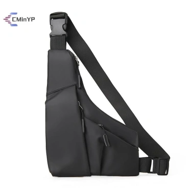 Cminyp Túi Đeo Ngực Nam Chống Trộm, Da Chống Thấm Nước, Tam Giác Thể Thao Đạp Xe 10 Cminyp Túi Đeo Ngực Nam Chống Trộm, Da Chống Thấm Nước, Tam Giác Thể Thao Đạp Xe 10