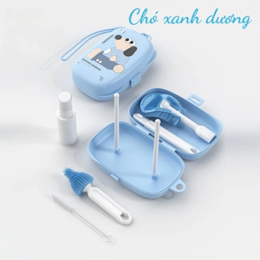 Cọ bình sữa Silicon 6 trong 1 kèm giá úp, chỉ 68.000₫ - Du lịch không lo rò rỉ 9 Cọ bình sữa Silicon 6 trong 1 kèm giá úp, chỉ 68.000₫ - Du lịch không lo rò rỉ 9