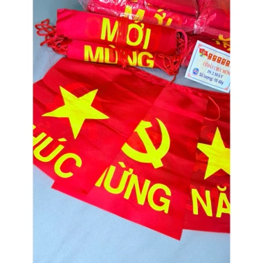 Cờ Dây 10m Chúc Mừng Năm Mới Trang Trí Độc Đáo Giá Ưu Đãi 75.000đ 4
