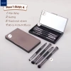 Cọ trang điểm hai đầu kèm gương hộp - Siêu mềm, tự nhiên, thân thiện da, chỉ 38.000₫