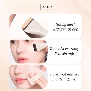 Cọ trang điểm tán kem nền đầu phẳng - Che khuyết điểm, giá chỉ 40.000₫