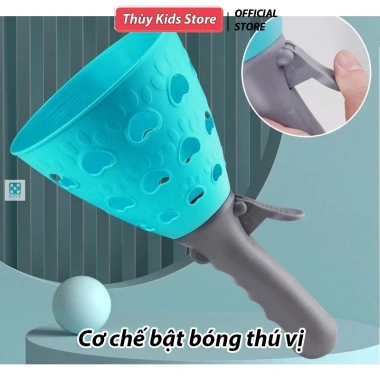 Cốc bắn bóng cầm tay trẻ em – Đồ chơi vận động tăng chiều cao, phát triển thể chất