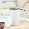 Cốc cà phê điện Mini THEFEN 380ml, nắp trộn tự động, hâm nóng USB, LED hiển thị nhiệt độ - Du lịch tiện lợi 5