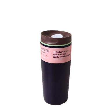 Cốc cà phê du lịch di động 12oz thép không gỉ, cách nhiệt, chống rò rỉ, tay cầm, ô tô, văn phòng, cắm trại 134.200₫ 3