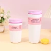 Cốc cà phê du lịch di động 12oz thép không gỉ, cách nhiệt, chống rò rỉ, tay cầm, ô tô, văn phòng, cắm trại 134.200₫ 4