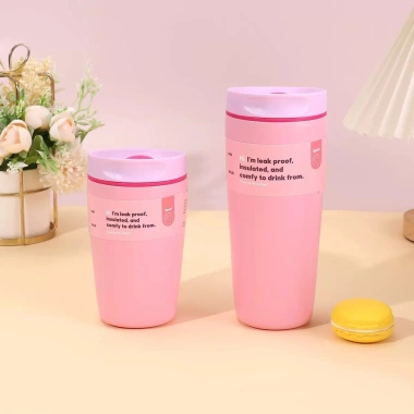 Cốc cà phê du lịch di động 12oz thép không gỉ, cách nhiệt, chống rò rỉ, tay cầm, ô tô, văn phòng, cắm trại 134.200₫ 6