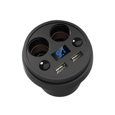 Cốc Chia Tẩu Sạc Ô Tô 2 Đầu Tẩu + 2 Cổng USB - Giá chỉ 99.000₫, Tiết kiệm