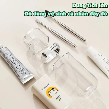 Cốc đựng bàn chải đánh răng hoạt hình dễ thương - Du lịch, cốc súc miệng, chỉ 59.000₫ 3