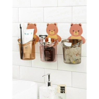 Cốc đựng bàn chải du lịch hình gấu dán tường siêu dính cute - Movava 13.420đ, giảm còn 11.000đ 7