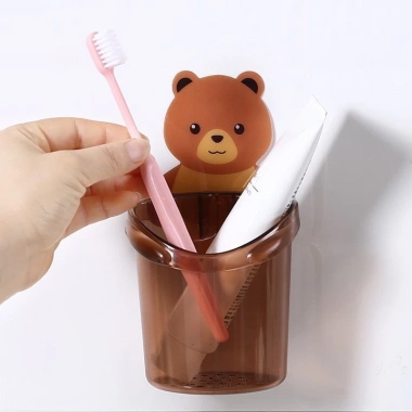 Cốc đựng bàn chải du lịch hình gấu dán tường siêu dính cute - Movava 13.420đ, giảm còn 11.000đ 10