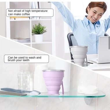 Cốc gấp NAMSHEVA 200ml - Bình nước du lịch, cắm trại, tiết kiệm không gian, kính thiên văn 8