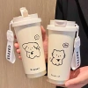 Cốc giữ nhiệt cá nhân ống hút chuẩn Instagram – Unisex du lịch thể thao sinh viên, giá 150.000₫