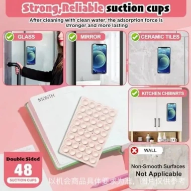 Cốc hút silicon 2 mặt 40 chiếc - Phụ kiện điện thoại, giá đỡ & vỏ silicon bền, 16.500₫ 7