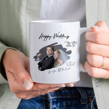 Cốc ly sứ trắng in hình tùy chỉnh - Quà tặng Anniversary, Valentine, 8/3, 93.150 VND 6