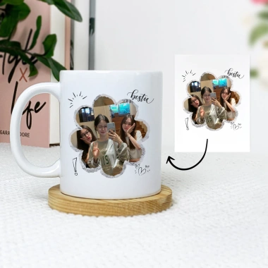 Cốc ly sứ trắng in hình tùy chỉnh - Quà tặng bạn sinh nhật, kỷ niệm 3 Cốc ly sứ trắng in hình tùy chỉnh - Quà tặng bạn sinh nhật, kỷ niệm 3