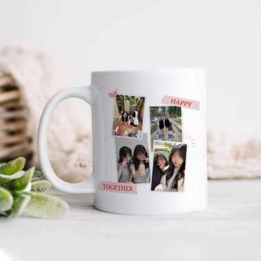 Cốc ly sứ trắng in hình tùy chỉnh - Quà tặng bạn sinh nhật, kỷ niệm 4 Cốc ly sứ trắng in hình tùy chỉnh - Quà tặng bạn sinh nhật, kỷ niệm 4