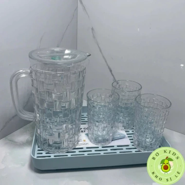 Cốc nhựa Hokori 380-450ml Đan mây, ly MICA cao cấp - Giá ưu đãi 12.870 VND 2