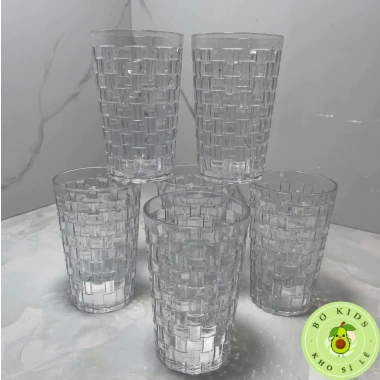 Cốc nhựa Hokori 380-450ml Đan mây, ly MICA cao cấp - Giá ưu đãi 12.870 VND 5
