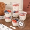 Cốc nhựa PP có nắp an toàn thực phẩm kèm thìa - Đựng Mousse, Cheesecake, Tiramisu, Panna Cotta, Giá 18.000đ 9