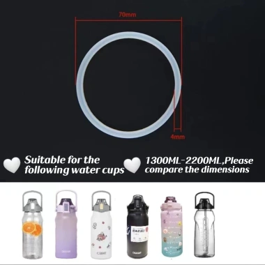 Cốc Nước Cille Dodge - Vòng Niêm Phong Silicone Cấp Thực Phẩm Chặn Tràn, 27.5k