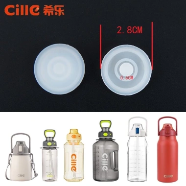 Cốc Nước Cille Dodge - Vòng Niêm Phong Silicone Cấp Thực Phẩm Chặn Tràn, 27.5k