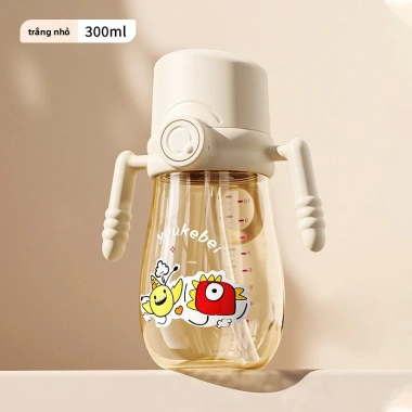 Cốc nước trẻ em Youkebei, ống hút gia dụng, nắp gập du lịch, chỉ 60.000đ 5