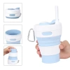 Cốc Nước và Cà Phê Gấp Gọn Silicon - Thể Thao Du Lịch Tiện Lợi, Kèm Ống Hút, Giá Chỉ 66.000₫ 4