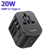 Cốc sạc nhanh USAMS 20W USB Type C đa năng EU US AU UK, phù hợp iPhone Android iPad Laptop, giá ưu đãi 269.500đ 10