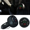 Cốc sạc ô tô 3in1 đa năng kèm đồng hồ nhiệt độ và vôn ắc quy mẫu mới, chất tốt 4