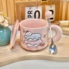 Cốc sứ 400ml hộp quà tặng C03 nắp thìa, hình đáng yêu, quà ý nghĩa cho bạn trai và bạn gái 6