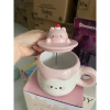 Cốc sứ cute 400ml - Quà tặng nữ, cốc uống nước xinh xắn, giá chỉ 135.000₫ 2