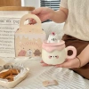 Cốc sứ cute 400ml - Quà tặng nữ, cốc uống nước xinh xắn, giá chỉ 135.000₫ 5
