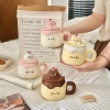 Cốc sứ cute 400ml - Quà tặng nữ, cốc uống nước xinh xắn, giá chỉ 135.000₫ 9