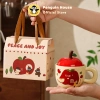 Cốc sứ cute 400ml Quà tặng sinh nhật ly sứ hình quả táo, giá ưu đãi 99.000đ 2