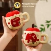 Cốc sứ cute 400ml Quà tặng sinh nhật ly sứ hình quả táo, giá ưu đãi 99.000đ 5