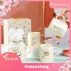 Cốc sứ cute quà sinh nhật, kèm hộp gấu bông & khăn tắm giấy rơm - chỉ 70.000đ 4