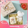 Cốc sứ cute quà sinh nhật, kèm hộp gấu bông & khăn tắm giấy rơm - chỉ 70.000đ 6