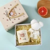 Cốc sứ cute quà sinh nhật, kèm hộp gấu bông & khăn tắm giấy rơm - chỉ 70.000đ 10