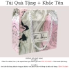 Cốc sứ in hình Chữ Cao Bồi & Nơ, khắc tên cá nhân hoá Đen Xanh, quà tặng 20.000₫ 10