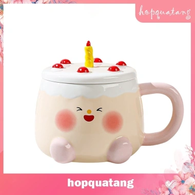 Cốc Sứ Quà Tặng Sinh Nhật Hình Bánh Kem Dễ Thương Ly Uống Nước Kèm Hộp Quà L17 Giá Ưu Đãi 164.000 5