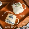 Cốc Sứ Thu Tụy 350ml phong cách Nhật men tiêu - Dùng văn phòng, trà, cafe, quà sinh nhật, giá 25.000 VND 2