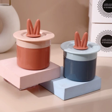 Cốc tạo bọt dầu gội & sữa rửa mặt dạng tai thỏ - Nhỏ gọn, tiện dụng, chỉ 15.299 3