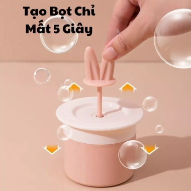 Cốc tạo bọt dầu gội sữa rửa mặt Tai Thỏ nhỏ gọn tiện dụng, giá chỉ 15.999 VND 4
