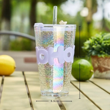 Cốc Thủy Tinh Cầu Vồng BTT020 - Đai Silicon 3D Chống Nóng, Độc Đáo, Đựng Cafe Siêu Xinh, Giá 34.900₫ 9 Cốc Thủy Tinh Cầu Vồng BTT020 - Đai Silicon 3D Chống Nóng, Độc Đáo, Đựng Cafe Siêu Xinh, Giá 34.900₫ 9