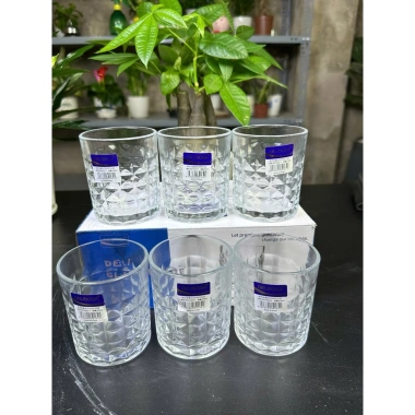 Cốc Thủy Tinh Hoạt Tiết Sang Trọng, Decor Phòng Khách & Văn Phòng, Mã DSY 2.027-1, Giá 19.000₫ 2
