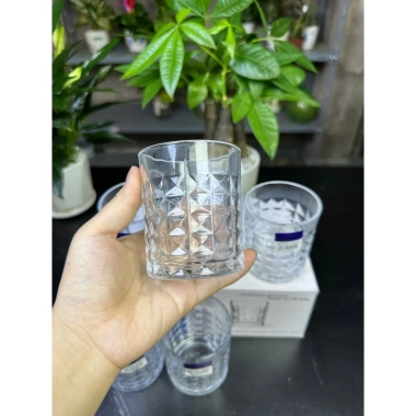 Cốc Thủy Tinh Hoạt Tiết Sang Trọng, Decor Phòng Khách & Văn Phòng, Mã DSY 2.027-1, Giá 19.000₫ 8