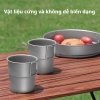 Cốc Titan Gập Tay Kháng Khuẩn Cấp Thực Phẩm Pha Trà Đun Nước Ngoài Trời 77K 4