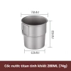 Cốc Titan Gập Tay Kháng Khuẩn Cấp Thực Phẩm Pha Trà Đun Nước Ngoài Trời 77K 8